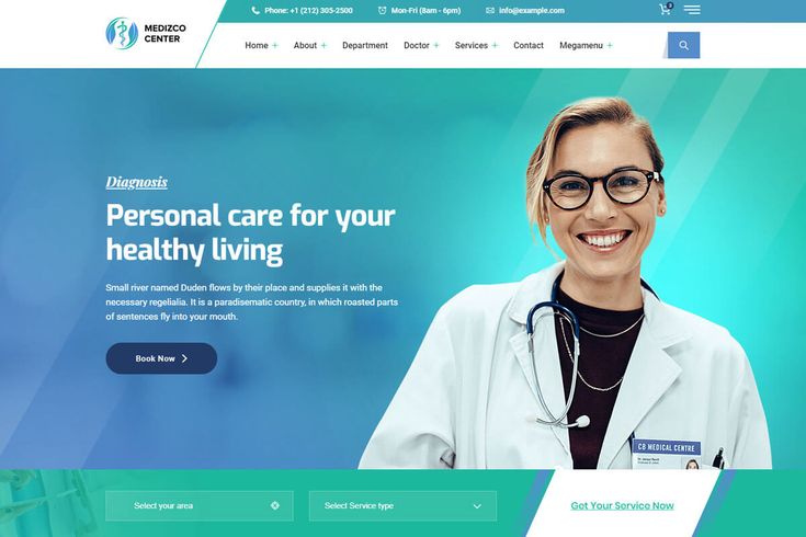 OSWAGO Hospital - Healthcare website built by OSWAGO Tech